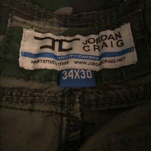 Jordan Craig Utility Camo Cargos with Belt